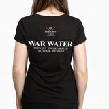 BLACK WOMANS WAR WATER TEE